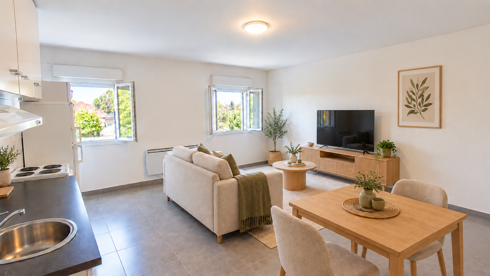Studio de 25,5 m² face à Médipôle
